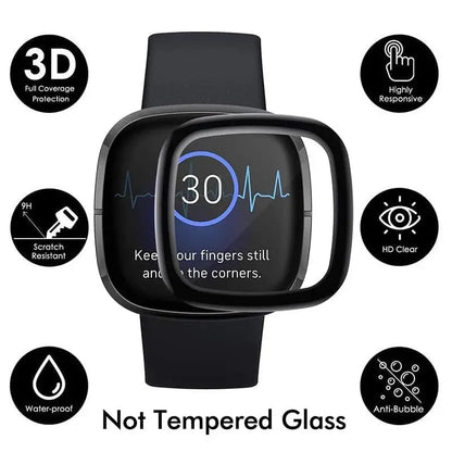 Screen Protectors for Fitbit Versa 4 (Pack of 5) Habicare