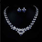 Floral Radiance Zircon Jewelry Set