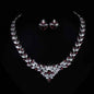 Floral Radiance Zircon Jewelry Set