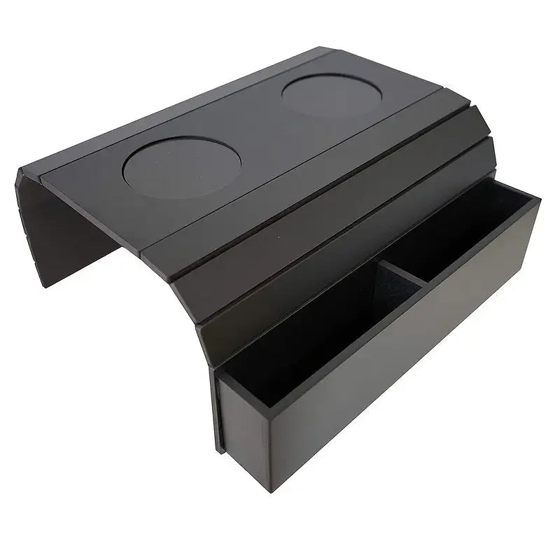 Foldable Bamboo Sofa Armrest Table with Cup Holder (2 colours available) Habicare