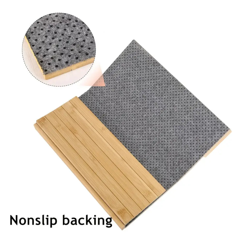 Foldable Bamboo Sofa Armrest Table with Cup Holder (2 colours available) Habicare