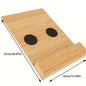 Foldable Bamboo Sofa Armrest Table with Cup Holder (2 colours available) Habicare