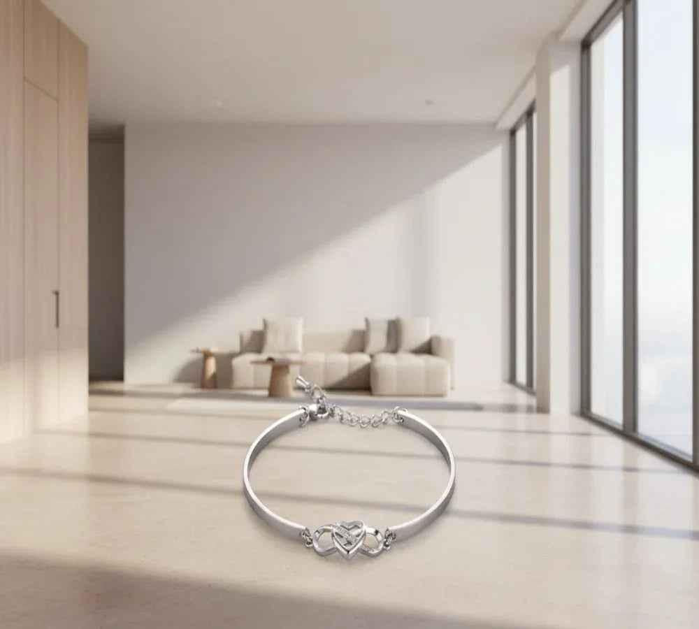 Elegant Forever Love Crystal Bracelet