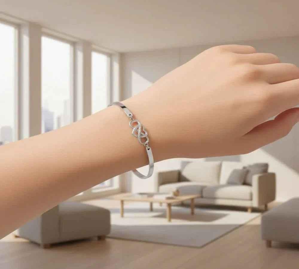 Elegant Forever Love Crystal Bracelet