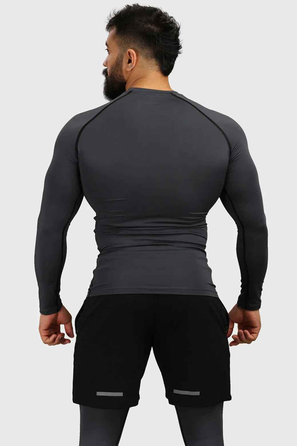 Compression Fullsleeves T-shirt Grey