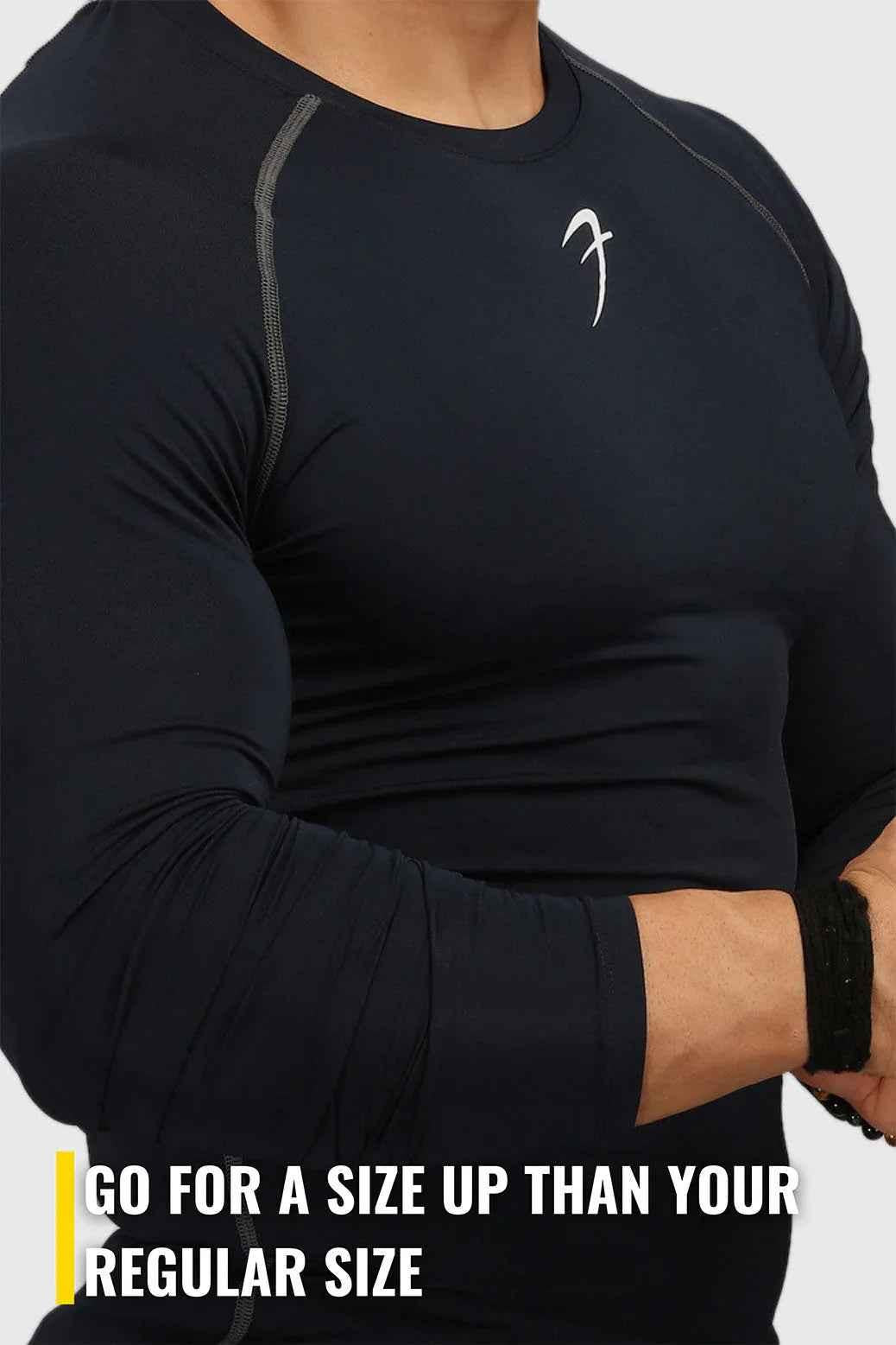 Compression Fullsleeves T-shirt Navy
