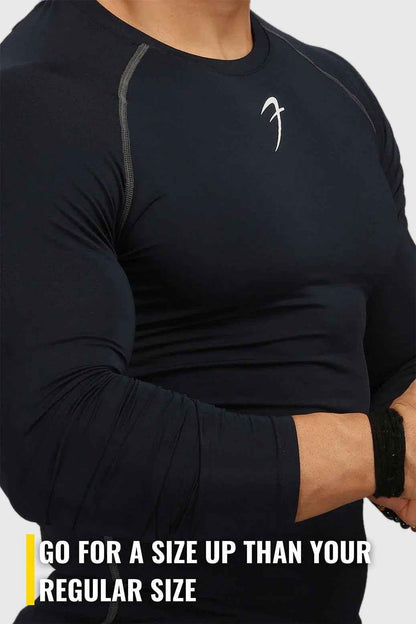 Compression Fullsleeves T-shirt Navy