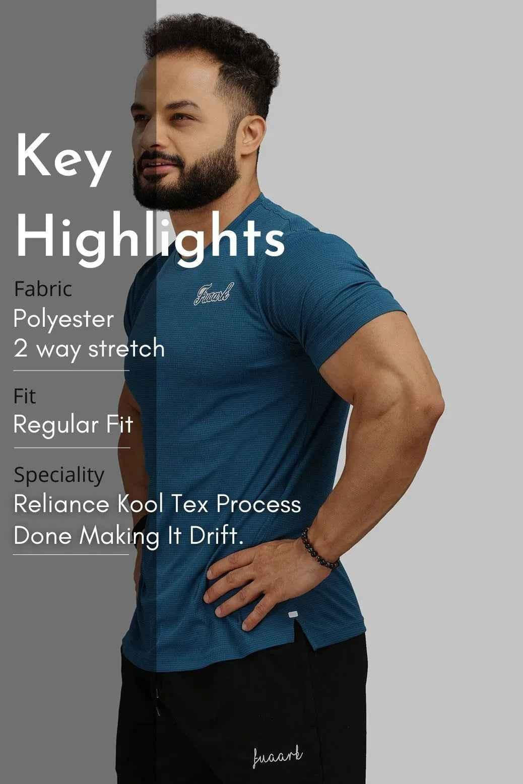 Checks Regular T-shirt Teal
