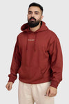 Signature Oversized Rust Hoodie for Comfort and Style
