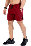 2 in 1 Maroon Compression Shorts for Ultimate Comfort and Performance