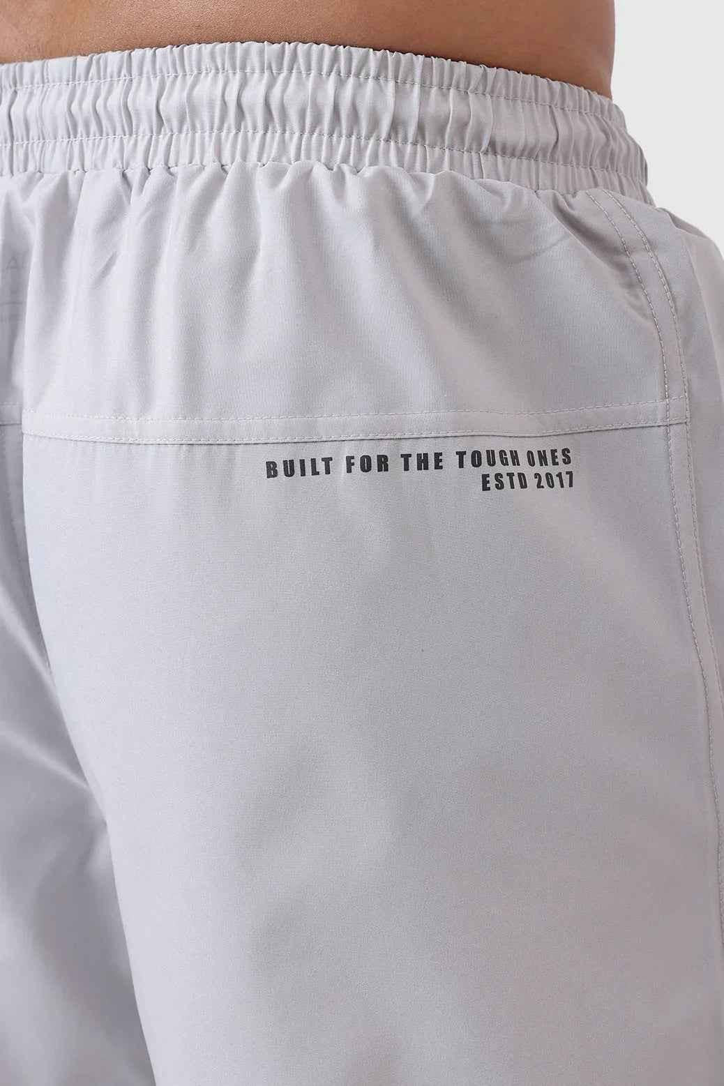 Fuaark Nz Nova Shorts in light grey, stylish and comfortable casual shorts for men, featuring a relaxed fit and soft fabric.