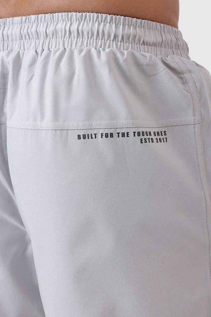 Fuaark Nz Nova Shorts in light grey, stylish and comfortable casual shorts for men, featuring a relaxed fit and soft fabric.