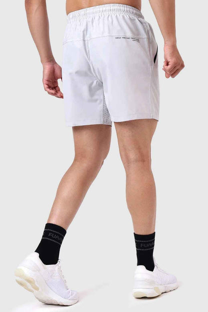 Fuaark Nz Nova Shorts in light grey, stylish and comfortable casual shorts for men, featuring a relaxed fit and soft fabric.