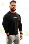 Cozy Black Oversized Sweatshirt for Effortless Style and Comfort