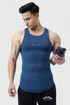 Elevate Your Style with Our Ribbed Tank Top for Men in Teal