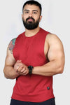 Legacy DeepArm Tank Top in Maroon - Stylish & Comfortable Activewear