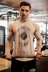 Magnitude Deep Arm Tank Beige - Stylish and Comfortable Tank Top for Everyday Wear