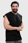 Shell Raw Capsleeves Tank Black