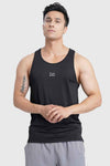 Sprint Black Running Tank Top – Lightweight, Breathable Performance