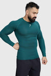 Compression Fullsleeves T-shirt in Emerald Green for Ultimate Comfort and Performance