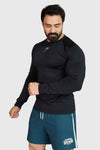 Midnight Fullsleeves Black T-shirt for Comfortable Style