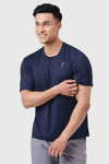 Navy Ember Running T-shirt: Performance and Style for Every Runner
