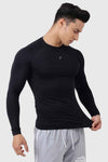 Power Seamless Full Sleeves T-Shirt Black - Ultimate Comfort and Style