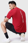 Pulse Deep Red Running T-Shirt for Ultimate Comfort and Performance