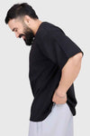 Bold Oversized Black T-Shirt for Effortless Style and Comfort