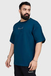 Elevate Your Style with the Bold Teal Oversized T-shirt