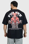 Elevate Your Style with the Bull Oversized T-shirt Black