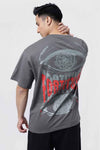 Fuaark Fortitude Oversized Tee Dark Grey – Soft, Breathable Comfort, Bold Graphic