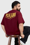 Trendsetter Oversized Maroon T-Shirt for Ultimate Style