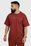 Weekend Oversized Rust T-shirt for Ultimate Comfort