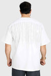 White Heavyweight Oversized Tee – 100% Cotton, Relaxed Streetwear Fit | Fuaark