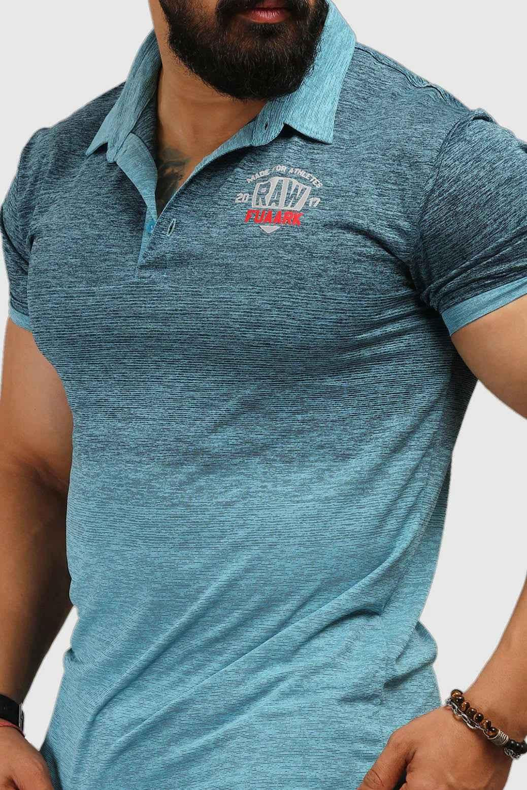 Raw Polo Slim Fit T-shirt Blue