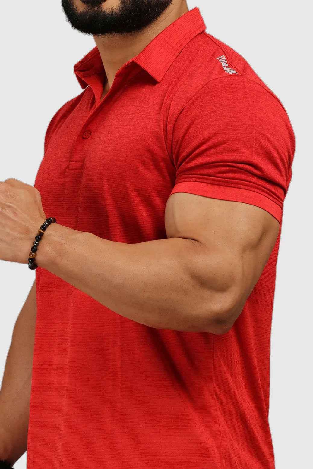 Raw Polo Regular Fit T-shirt Red