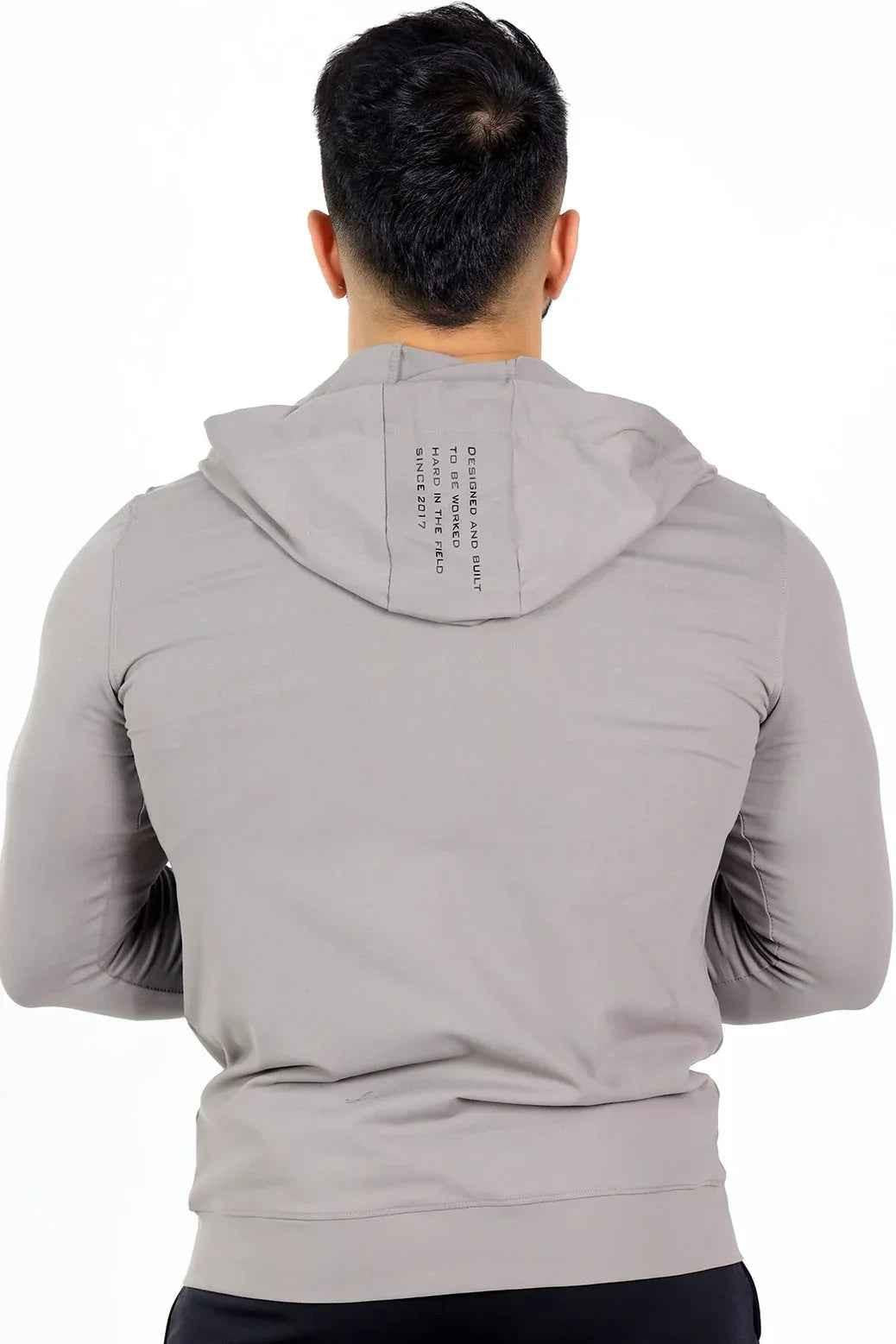 Signature Nylon Jackets Light Grey