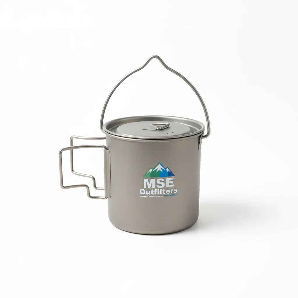 MSE Outfitters Titanium Pot 750ml | Ultralight Camp Cookware