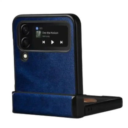 Full Protective Leather Case for Samsung Z Flip Habicare