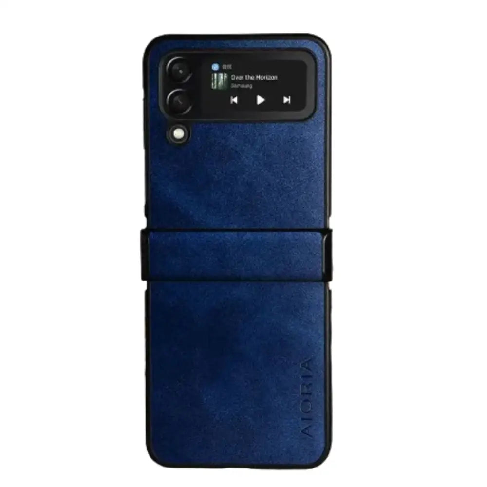 Full Protective Leather Case for Samsung Z Flip Habicare