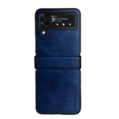 Full Protective Leather Case for Samsung Z Flip Habicare