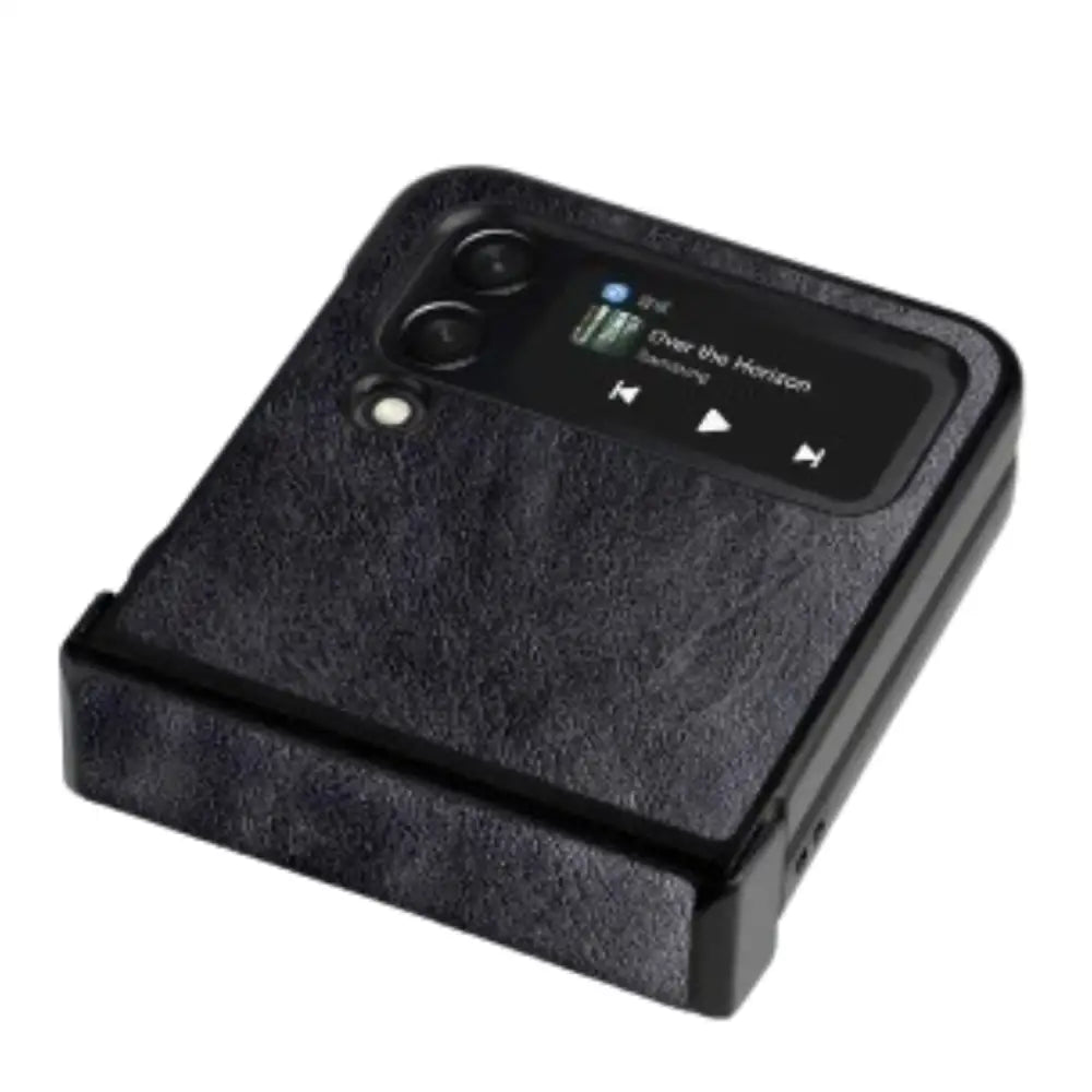 Full Protective Leather Case for Samsung Z Flip Habicare