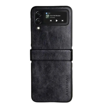 Full Protective Leather Case for Samsung Z Flip Habicare