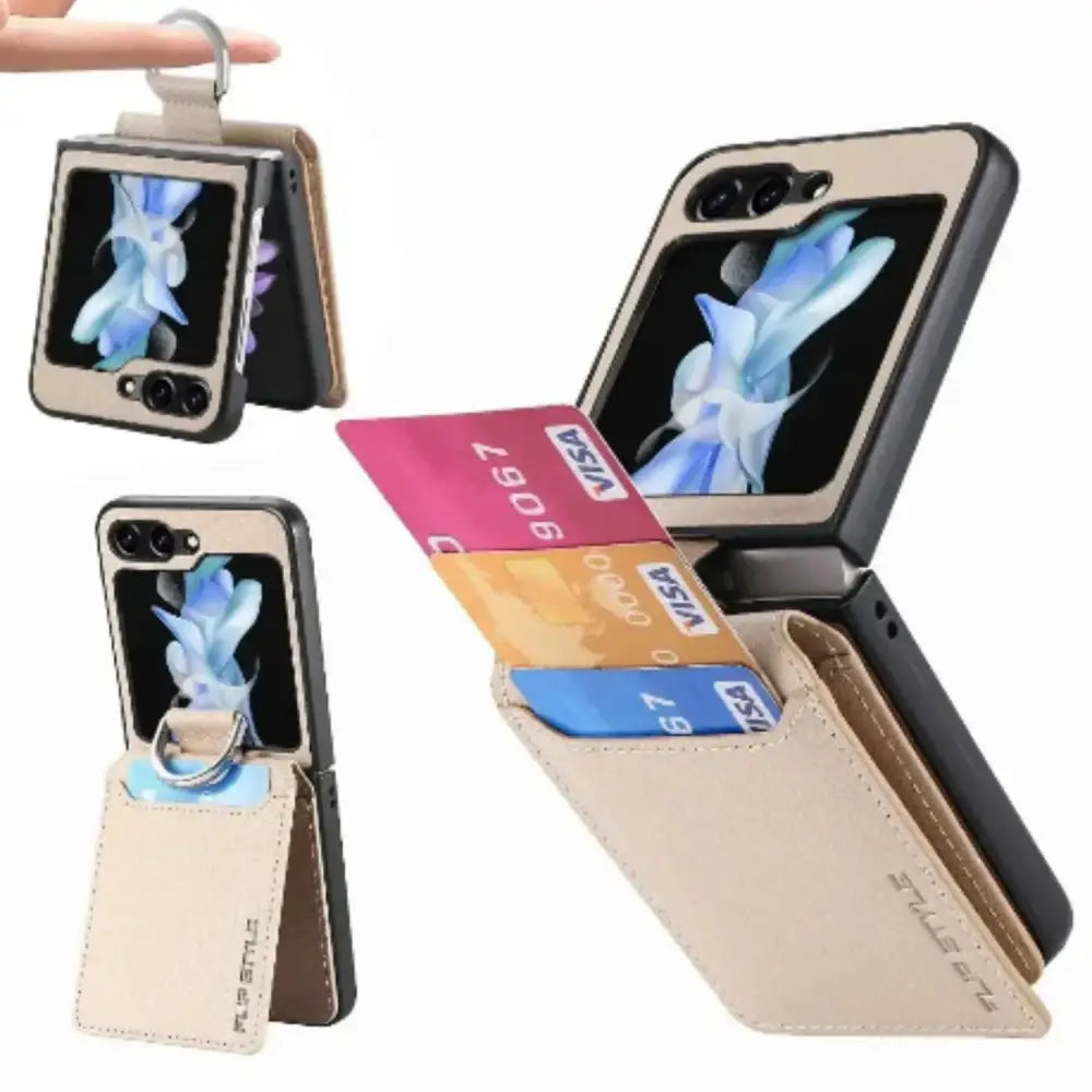 Leather Case for Galaxy Z Flip Series (Available in 7 colours) Habicare
