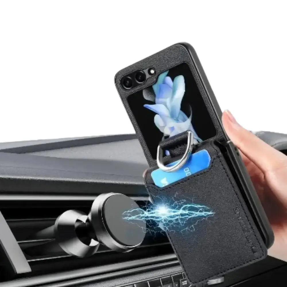 Leather Case for Galaxy Z Flip Series (Available in 7 colours) Habicare