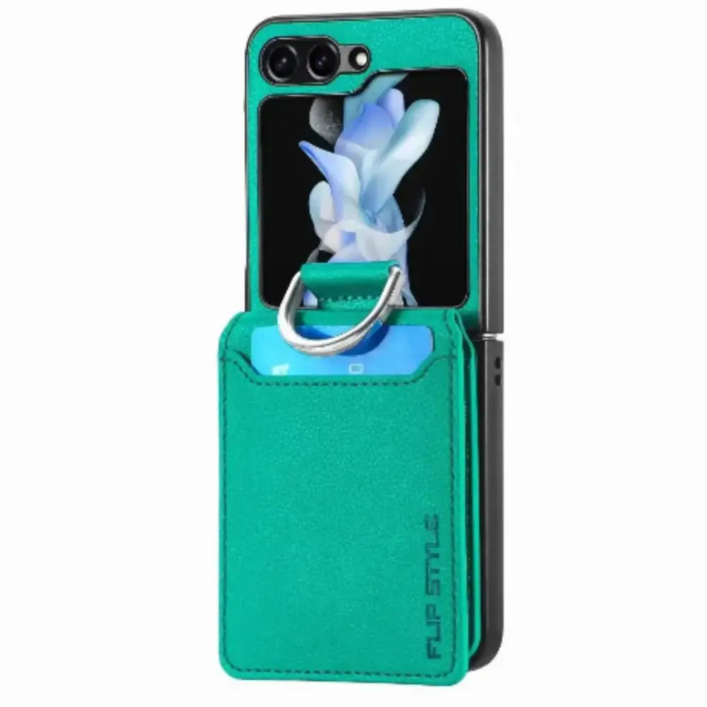 Leather Case for Galaxy Z Flip Series (Available in 7 colours) Habicare