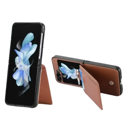 Leather Case for Galaxy Z Flip Series (Available in 7 colours) Habicare