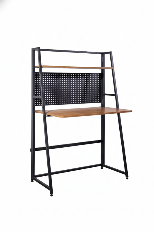 Garin desk with shelf Black Frame sue-e furniture
