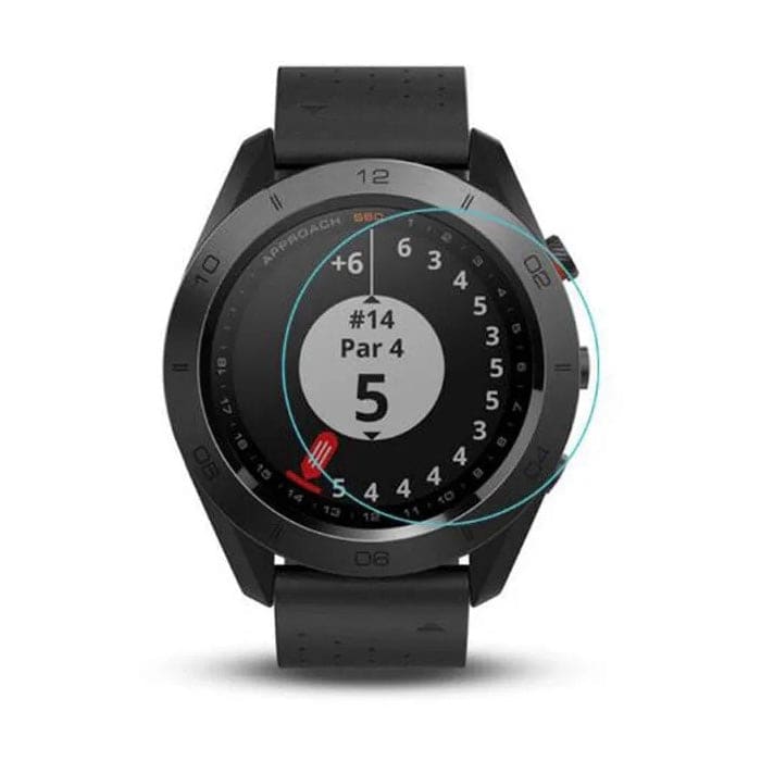 Garmin Approach S60 watch screen protector from That Watch Shop, clear protective film for smartwatch screen.